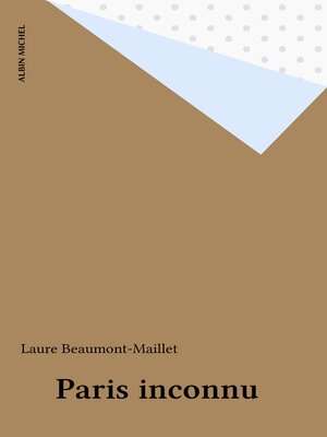 cover image of Paris inconnu